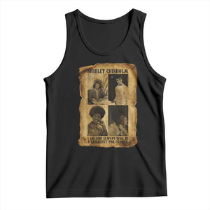Shirley Chisholm Catalyst For Change Quote Tank Top Womens History Month TS12 Black Print Your Wear