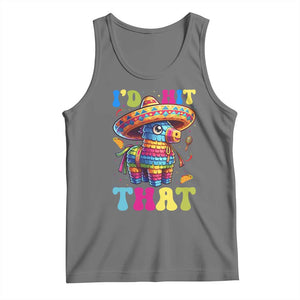 Funny Cinco De Mayo Pinata Tank Top Id Hit That TS12 Black Heather Print Your Wear