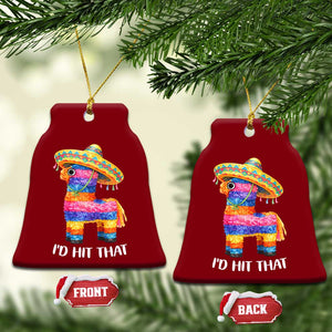 Funny Rainbow Pinata Sombrero Ceramic Ornament Id Hit That TS12 Print Your Wear