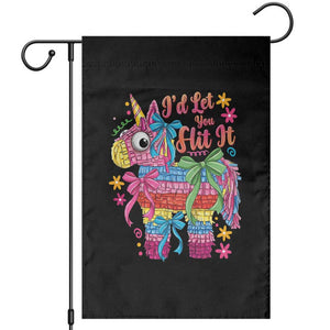 Funny Cinco De Mayo Pinata Garden Flag Id Let You Hit It TS12 Black Print Your Wear