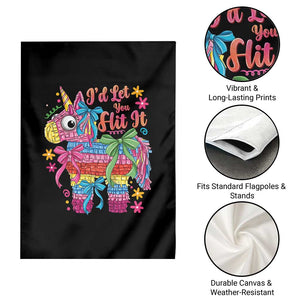 Funny Cinco De Mayo Pinata Garden Flag Id Let You Hit It TS12 Print Your Wear