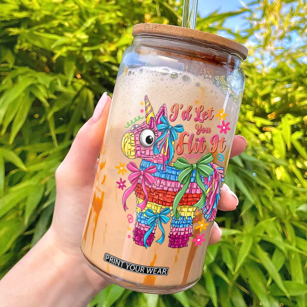 Funny Cinco De Mayo Pinata Glass Can Id Let You Hit It TS12 Black Print Your Wear