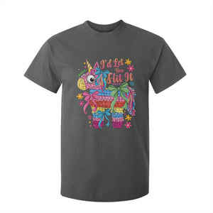 Funny Cinco De Mayo Pinata T Shirt For Kid Id Let You Hit It TS12 Dark Heather Print Your Wear