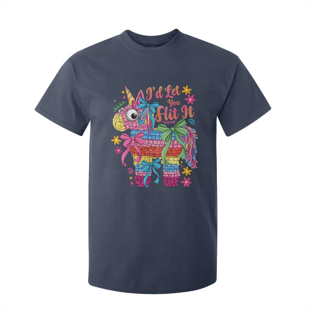 Funny Cinco De Mayo Pinata T Shirt For Kid Id Let You Hit It TS12 Navy Print Your Wear