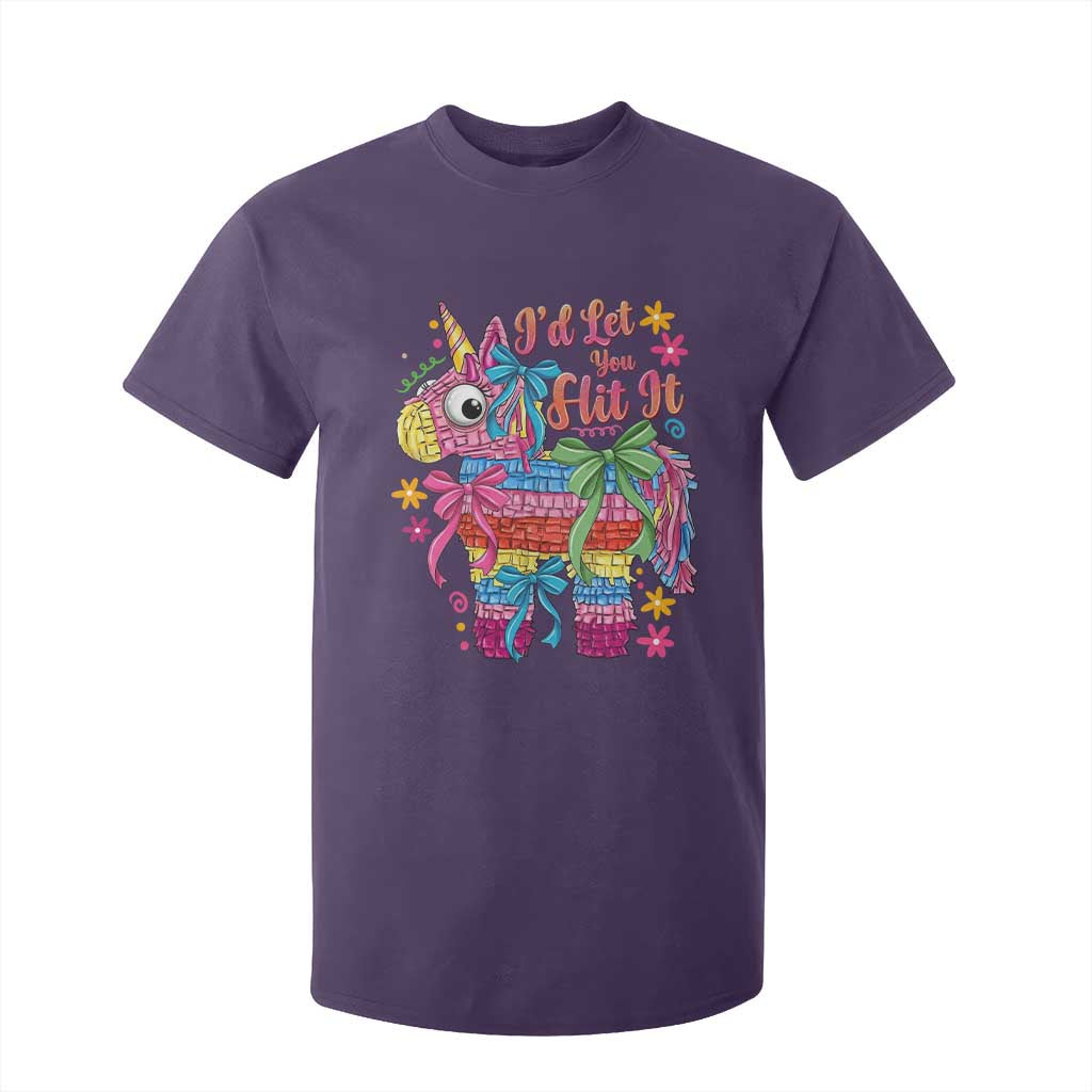 Funny Cinco De Mayo Pinata T Shirt For Kid Id Let You Hit It TS12 Purple Print Your Wear