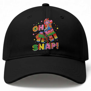 Funny Cinco De Mayo Pinata Candy Party Baseball Cap Oh Snap TS12 Print Your Wear