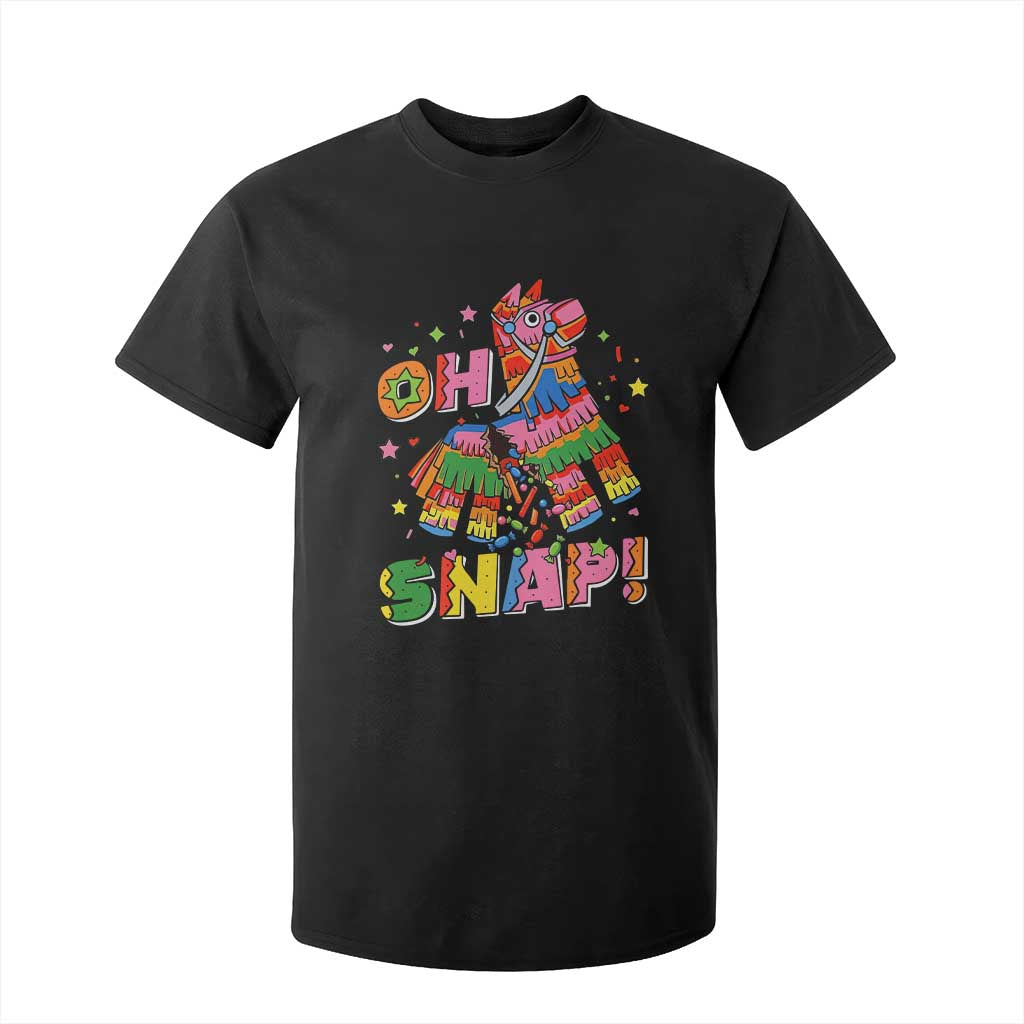 Funny Cinco De Mayo Pinata Candy Party T Shirt For Kid Oh Snap TS12 Black Print Your Wear