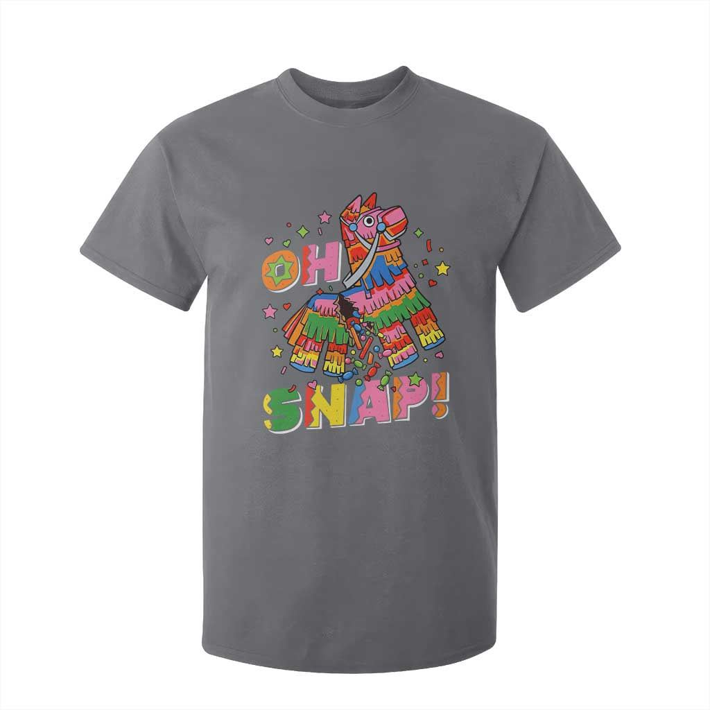 Funny Cinco De Mayo Pinata Candy Party T Shirt For Kid Oh Snap TS12 Charcoal Print Your Wear