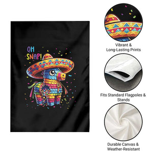 Hilarious Pinata Candy Rainbow Fiesta Party Garden Flag Oh Snap TS12 Print Your Wear