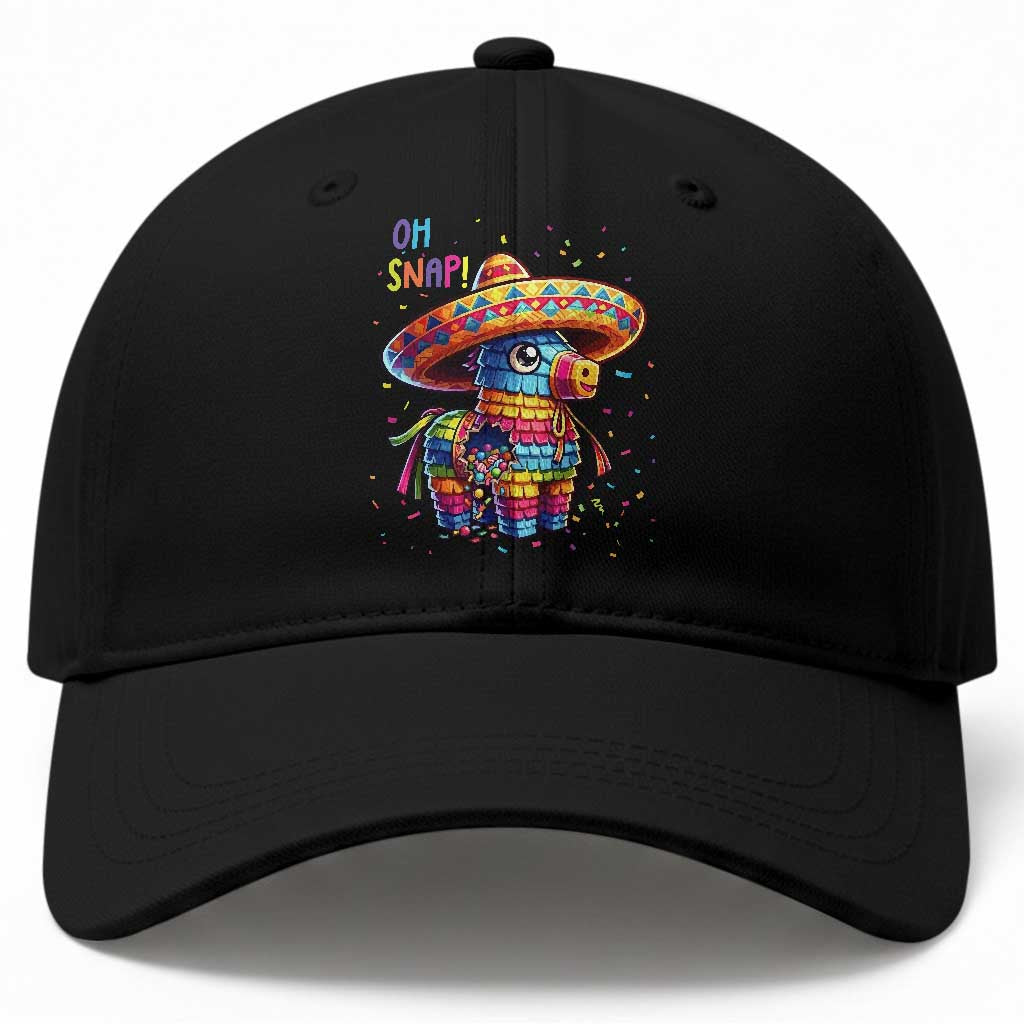 Hilarious Pinata Candy Rainbow Fiesta Party Baseball Cap Oh Snap TS12 Print Your Wear