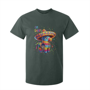 Hilarious Pinata Candy Rainbow Fiesta Party T Shirt For Kid Oh Snap TS12 Dark Forest Green Print Your Wear