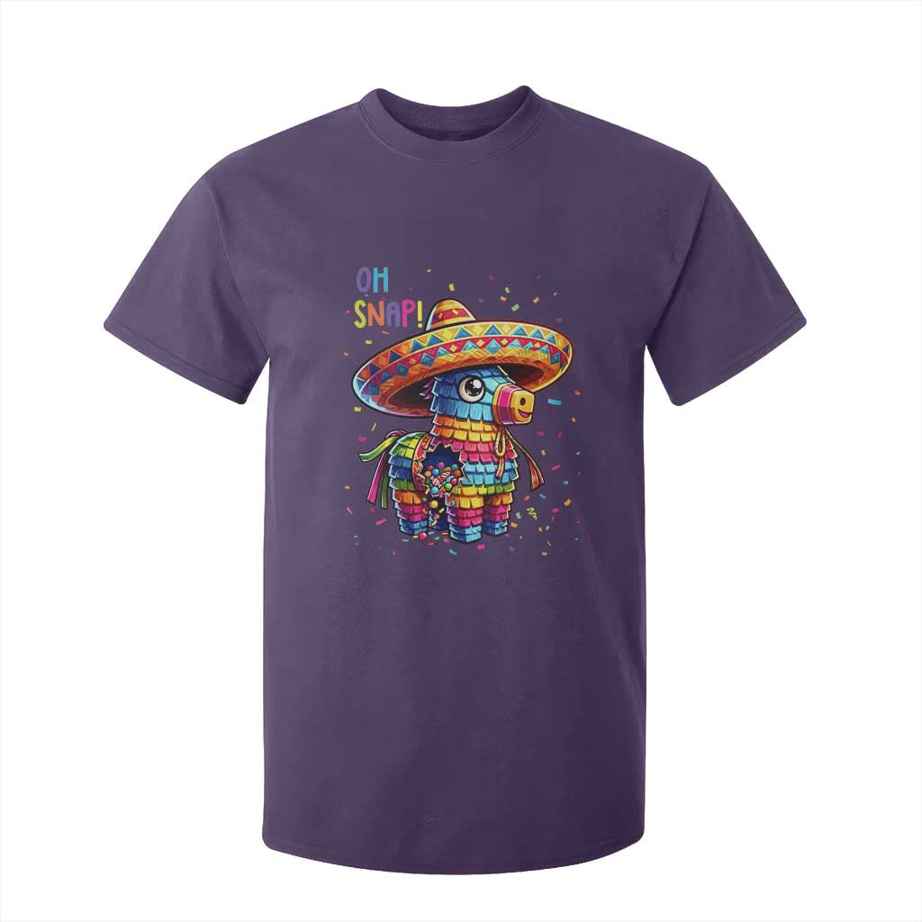 Hilarious Pinata Candy Rainbow Fiesta Party T Shirt For Kid Oh Snap TS12 Purple Print Your Wear