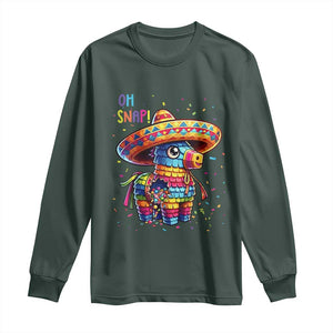 Hilarious Pinata Candy Rainbow Fiesta Party Long Sleeve Shirt Oh Snap TS12 Dark Forest Green Print Your Wear