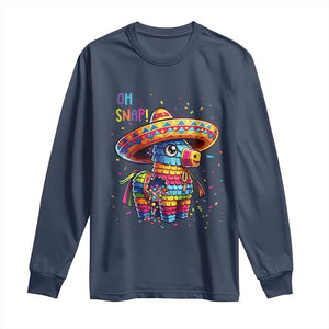 Hilarious Pinata Candy Rainbow Fiesta Party Long Sleeve Shirt Oh Snap TS12 Navy Print Your Wear