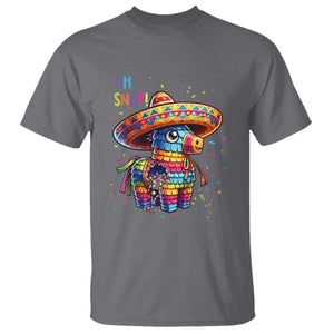 Hilarious Pinata Candy Rainbow Fiesta Party T Shirt Oh Snap TS12 Charcoal Print Your Wear