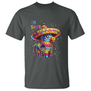 Hilarious Pinata Candy Rainbow Fiesta Party T Shirt Oh Snap TS12 Dark Heather Print Your Wear