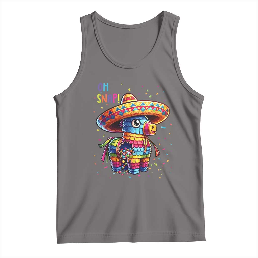 Hilarious Pinata Candy Rainbow Fiesta Party Tank Top Oh Snap TS12 Deep Heather Print Your Wear