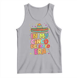 Funny Mexican Fiesta Party Tank Top In My Cinco De Mayo Era TS12 Athletic Heather Print Your Wear