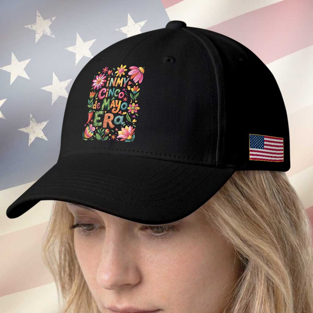 Trendy Floral Fiesta Celebration Baseball Cap In My Cinco De Mayo Era TS12 Print Your Wear