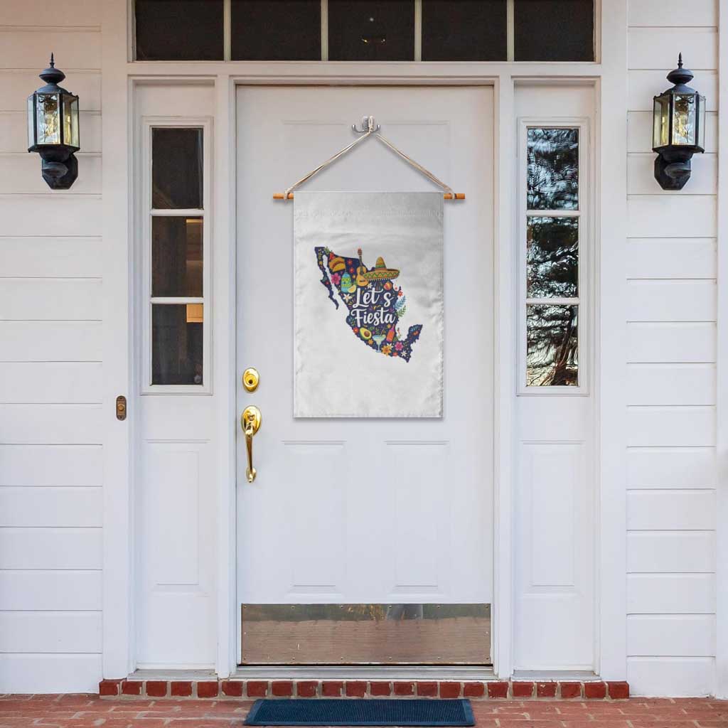 Cinco De Mayo Party Mexican Map Garden Flag Lets Fiesta TS12 Print Your Wear