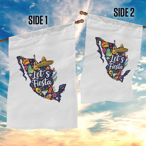 Cinco De Mayo Party Mexican Map Garden Flag Lets Fiesta TS12 Print Your Wear