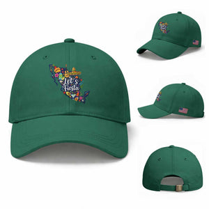 Cinco De Mayo Party Mexican Map Baseball Cap Lets Fiesta TS12 Baseball Cap Universal Fit Irish Green Print Your Wear