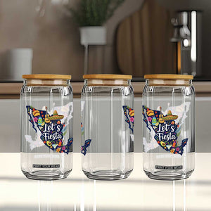 Cinco De Mayo Party Mexican Map Glass Can Lets Fiesta TS12 Print Your Wear