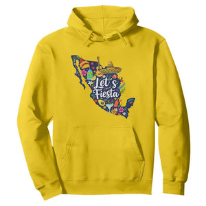 Cinco De Mayo Party Mexican Map Hoodie Lets Fiesta TS12 Daisy Print Your Wear