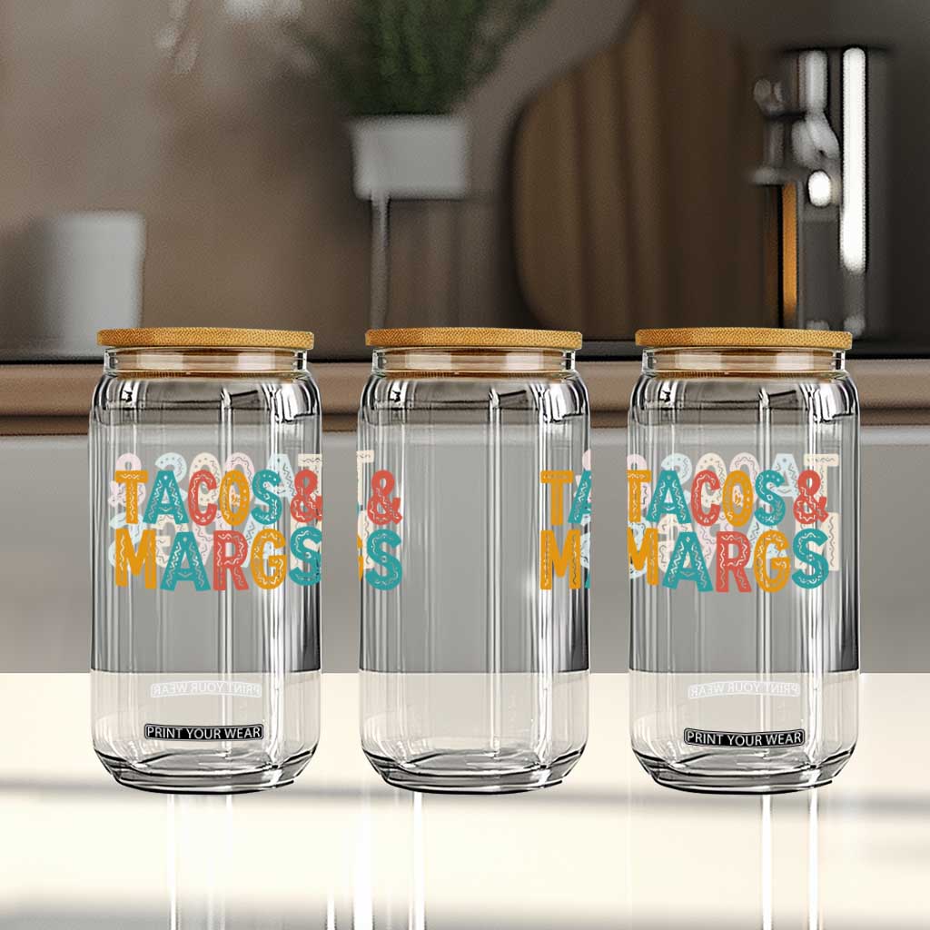 Tacos And Margaritas Lover Glass Can Cinco De Mayo Fiesta TS12 Print Your Wear