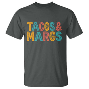Tacos And Margaritas Lover T Shirt Cinco De Mayo Fiesta TS12 Dark Heather Print Your Wear