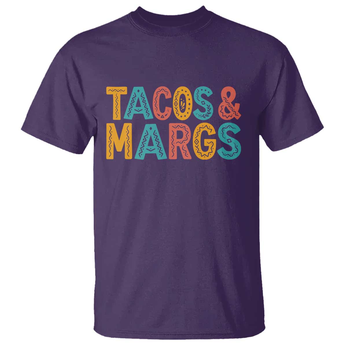Tacos And Margaritas Lover T Shirt Cinco De Mayo Fiesta TS12 Purple Print Your Wear