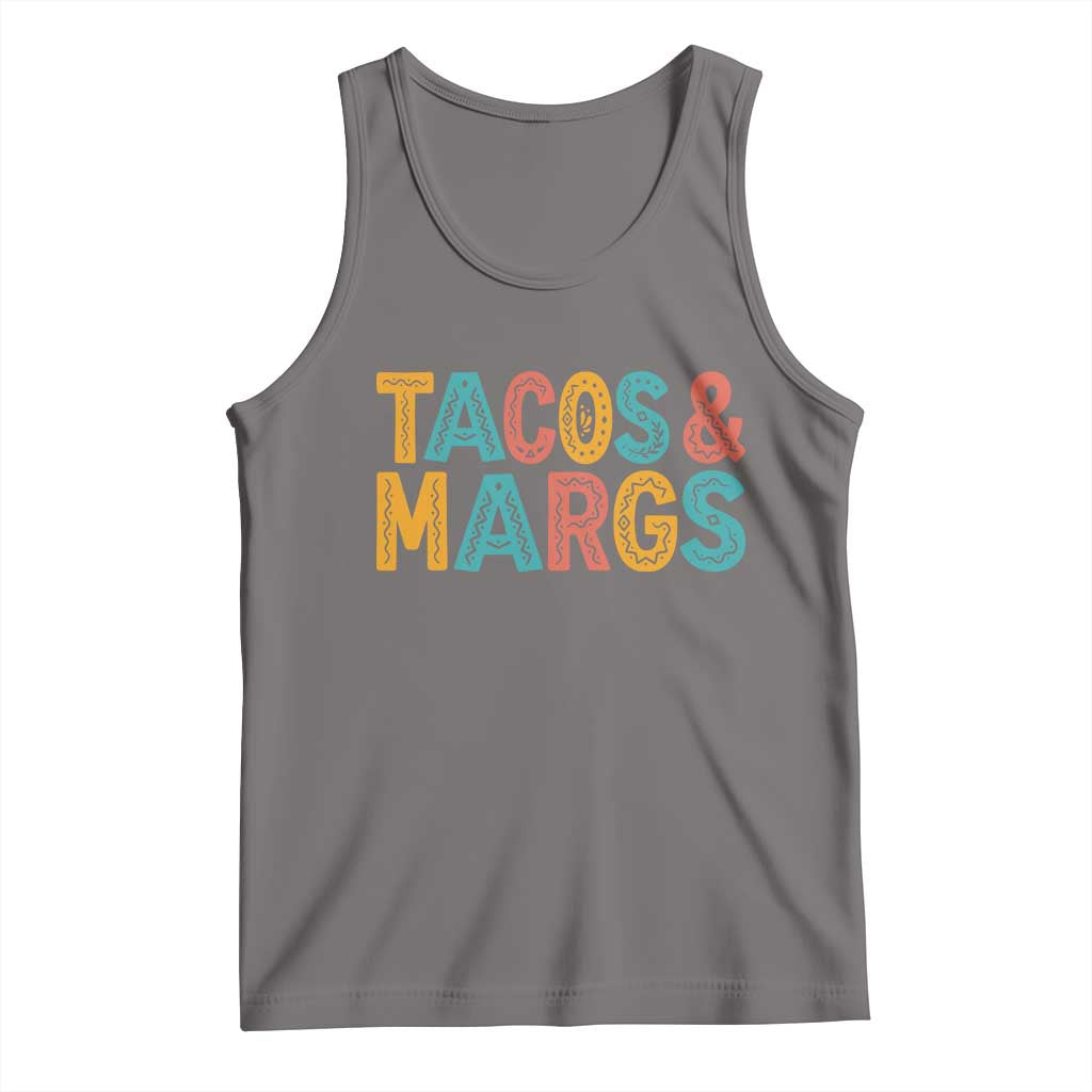 Tacos And Margaritas Lover Tank Top Cinco De Mayo Fiesta TS12 Deep Heather Print Your Wear