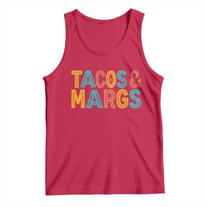 Tacos And Margaritas Lover Tank Top Cinco De Mayo Fiesta TS12 Red Print Your Wear