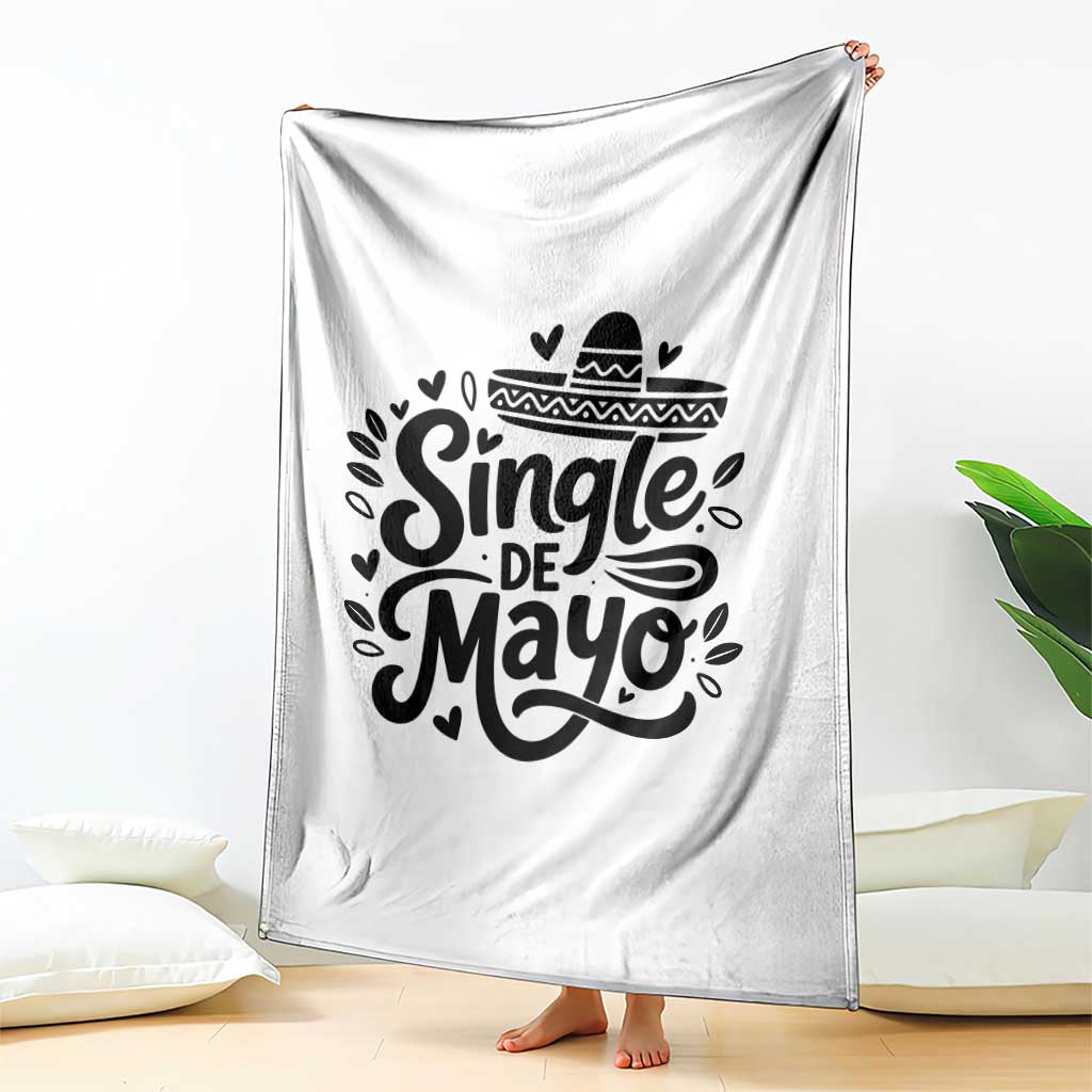 Funny Mexican Party Gift Throw Blanket Single De Mayo Squad TS12 Print Your Wear