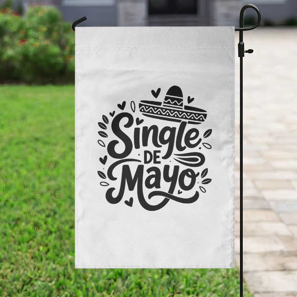 Funny Mexican Party Gift Garden Flag Single De Mayo Squad TS12 Print Your Wear