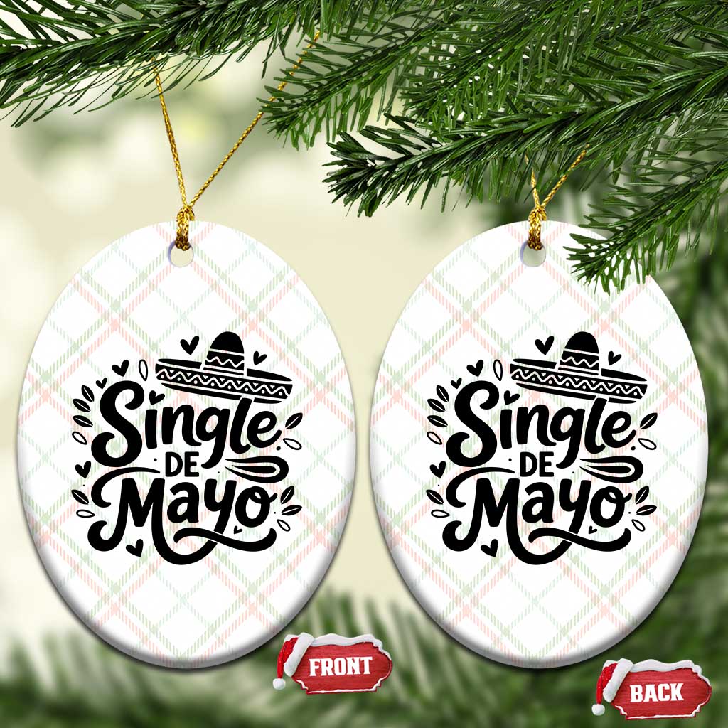 Funny Mexican Party Gift Ceramic Ornament Single De Mayo Squad TS12 Print Your Wear