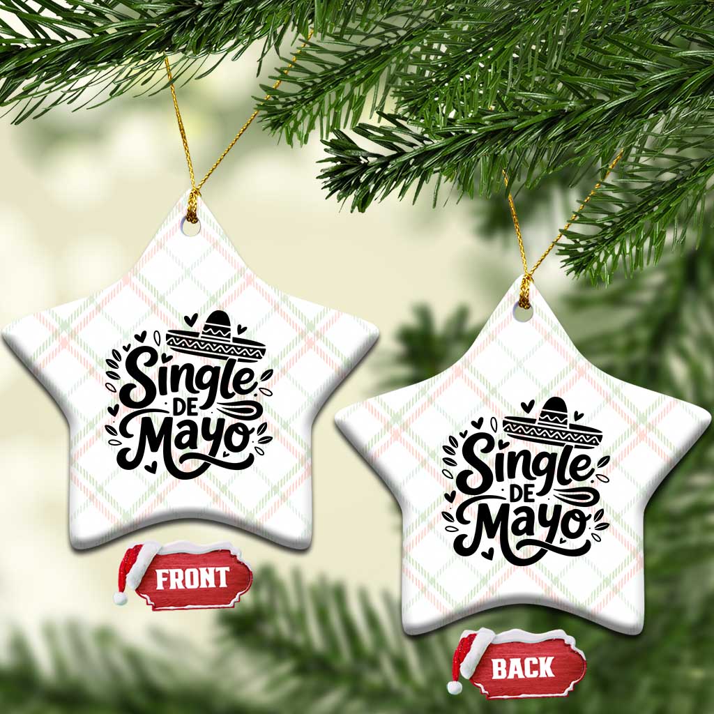 Funny Mexican Party Gift Ceramic Ornament Single De Mayo Squad TS12 Print Your Wear