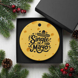 Funny Mexican Party Gift Ceramic Ornament Single De Mayo Squad TS12 1pc Yellow Cheese Print Your Wear