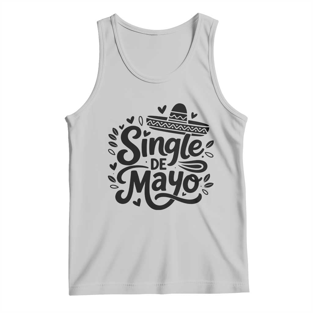 Funny Mexican Party Gift Tank Top Single De Mayo Squad TS12 Ash Print Your Wear