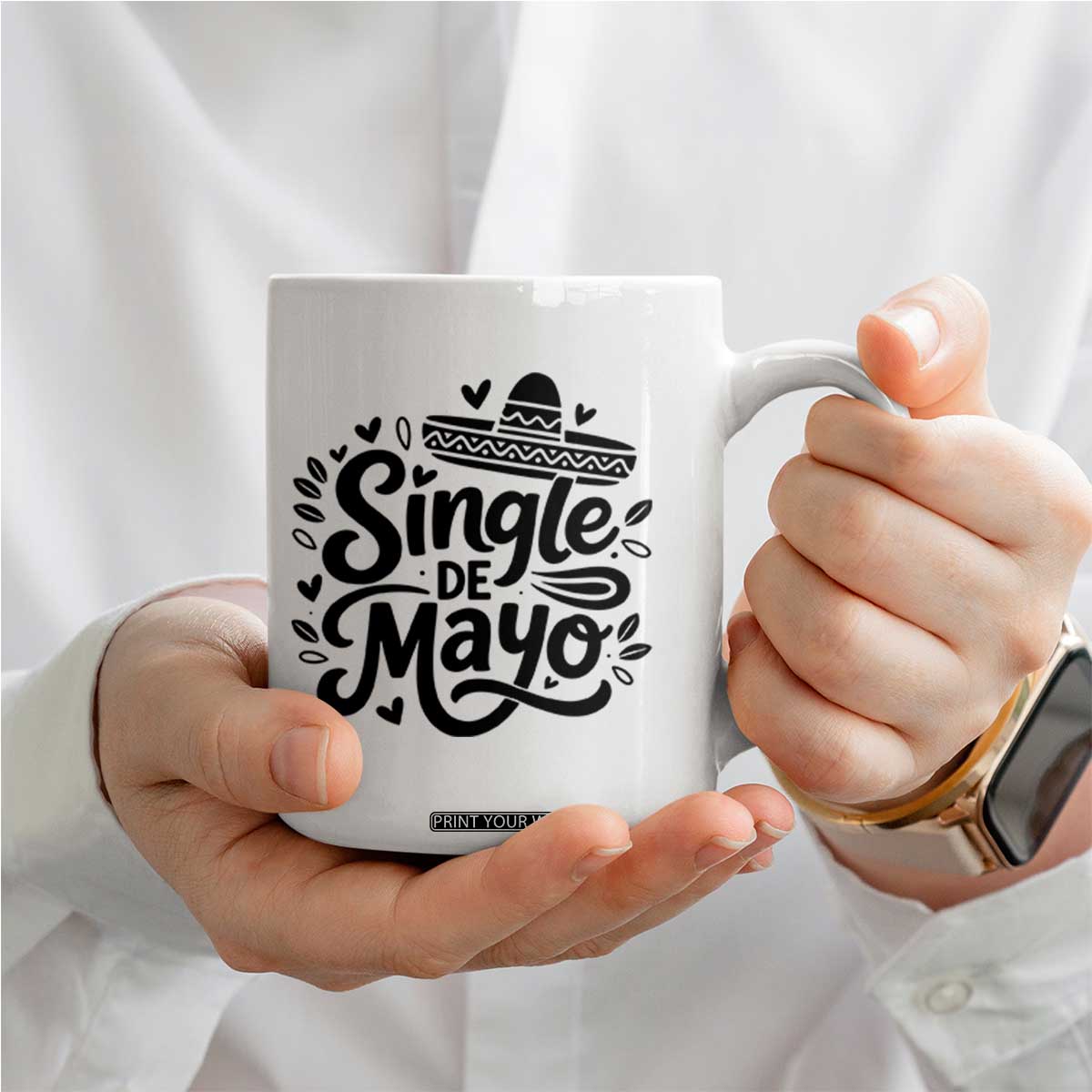 Funny Mexican Party Gift Coffee Mug Single De Mayo Squad TS12 Print Your Wear