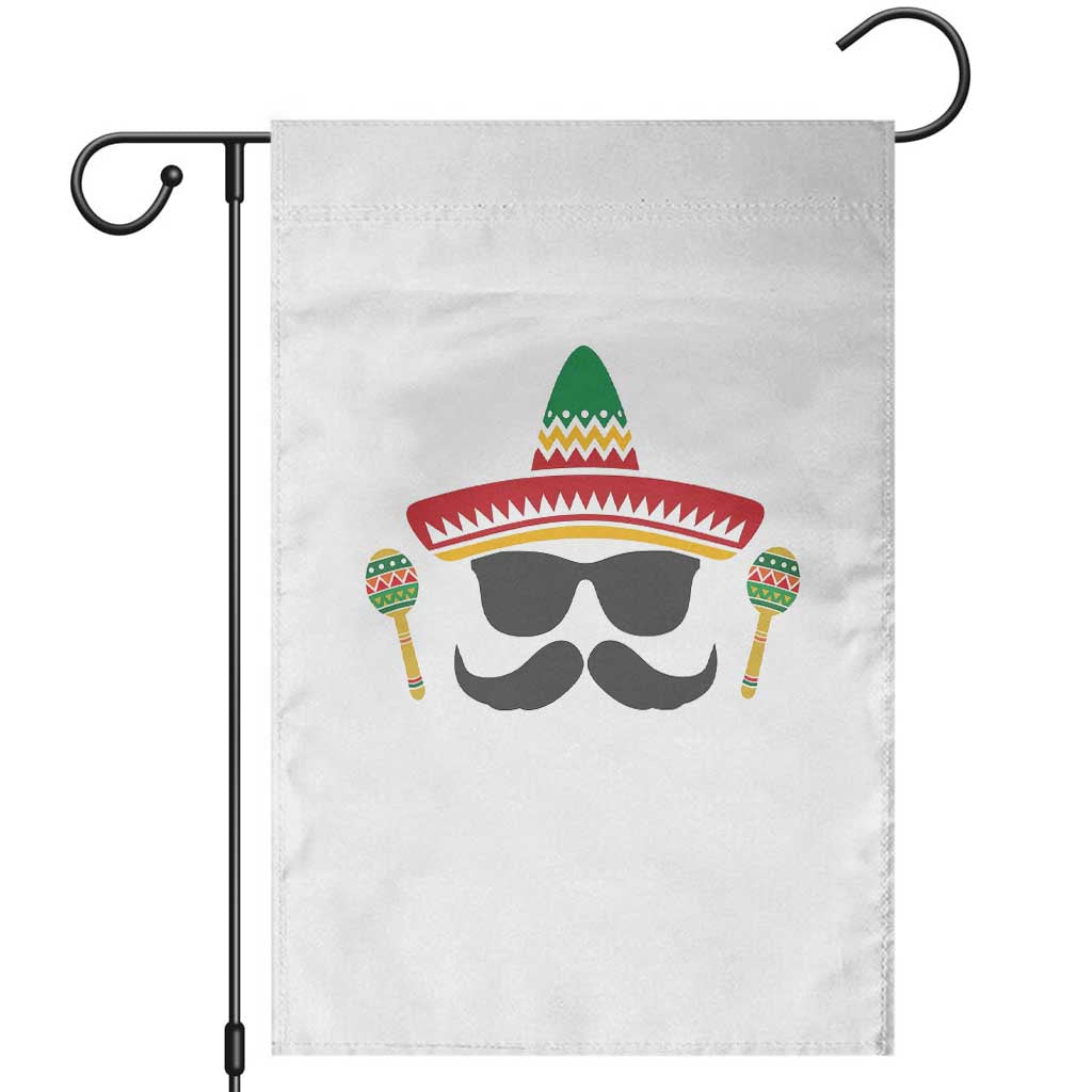Funny Cinco De Mayo Maracas Characte Garden Flag Fiesta Party Gift TS12 White Print Your Wear