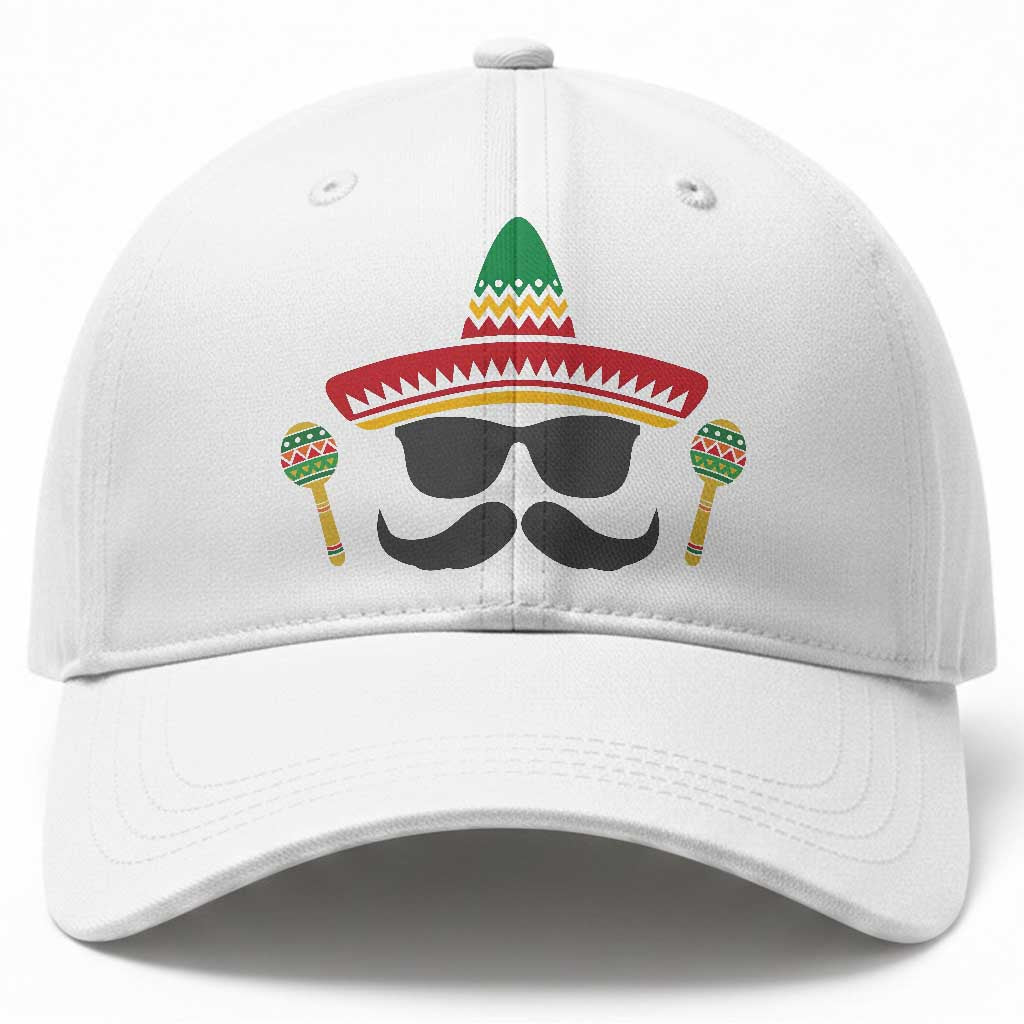 Funny Cinco De Mayo Maracas Characte Baseball Cap Fiesta Party Gift TS12 Print Your Wear