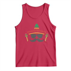 Funny Cinco De Mayo Maracas Characte Tank Top Fiesta Party Gift TS12 Red Print Your Wear