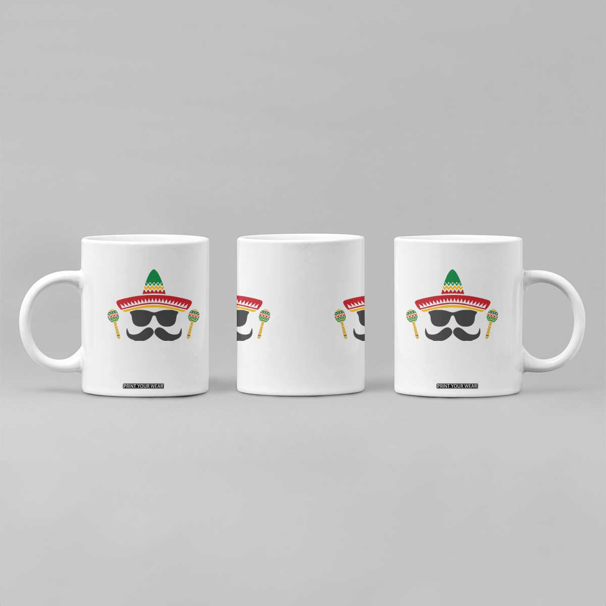 Funny Cinco De Mayo Maracas Characte Coffee Mug Fiesta Party Gift TS12 Print Your Wear