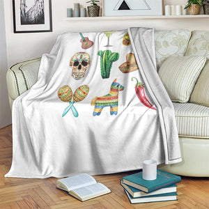 Cinco De Mayo Throw Blanket Mexican Fiesta Party Celebration TS12 Print Your Wear