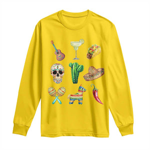 Cinco De Mayo Long Sleeve Shirt Mexican Fiesta Party Celebration TS12 Daisy Print Your Wear