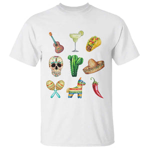 Cinco De Mayo T Shirt Mexican Fiesta Party Celebration TS12 White Print Your Wear