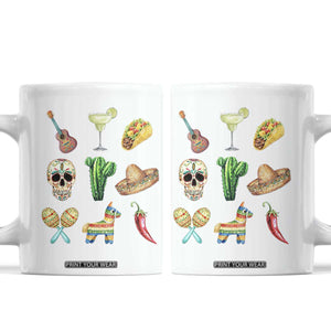 Cinco De Mayo Coffee Mug Mexican Fiesta Party Celebration TS12 White Print Your Wear