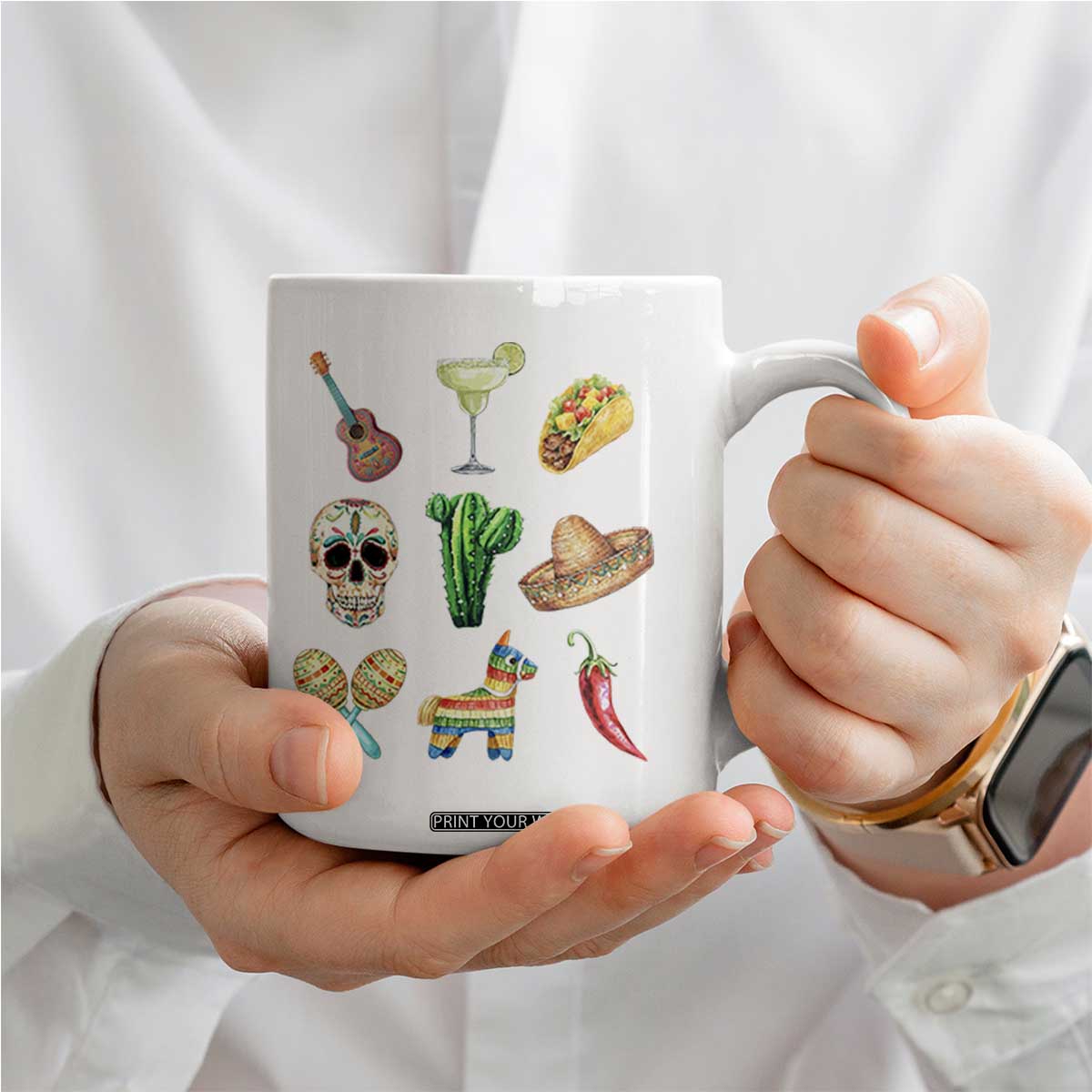 Cinco De Mayo Coffee Mug Mexican Fiesta Party Celebration TS12 Print Your Wear