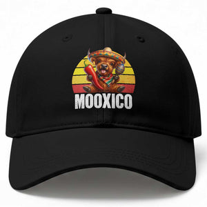Funny Highland Cow MooXico Baseball Cap Cinco De Mayo Fiesta Party TS12 Print Your Wear
